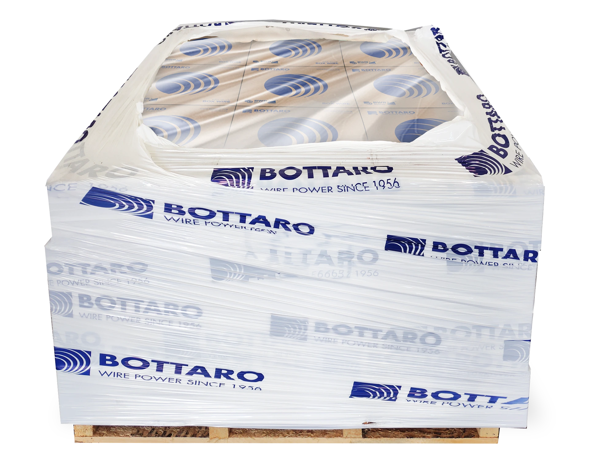 Box Wire Pallet Correct With Film