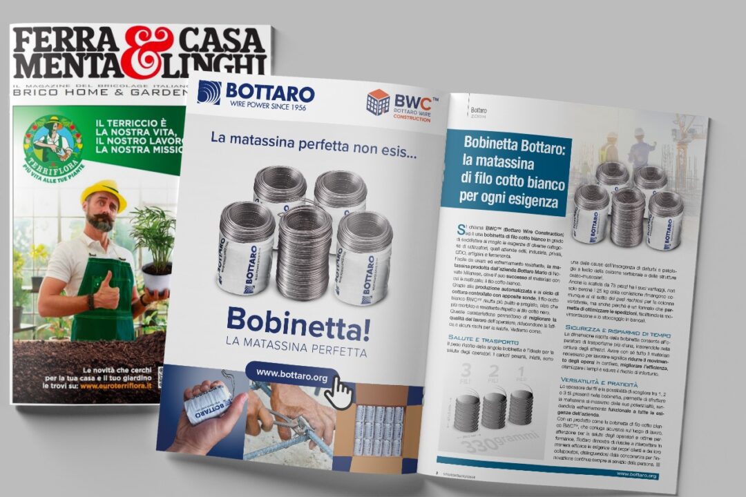 Bobinetta Bottaro: la matassina di filo di ferro cotto bianco per ogni esigenza
